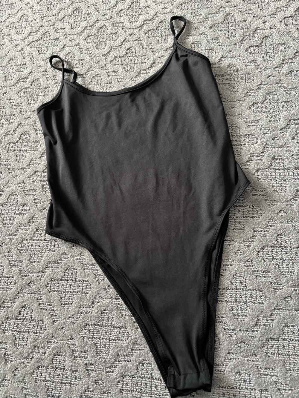 SHEIN Black womens bodysuit with Thin Straps